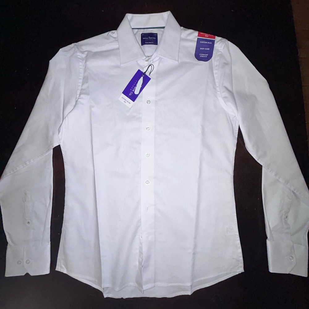 Savile Row 15.5 34-35 extra Slim Fit Shirt